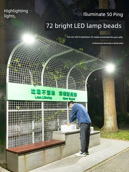 Solar Charging Outdoor Courtyard Wall Clip Lamp