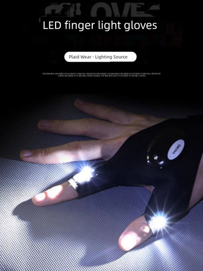 LED Luminous Breathable Outdoor Gloves